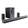 Picture of BoAt Aavante Bar Azure Pro, 550 W Sound, 5.1CH with Wireless Rear Satellite Speakers, EQ Modes, BTv5.4,Multiple Ports, Master Remote, Bluetooth Sound Bar, Home Theatre Soundbar Speaker (Premium Black)