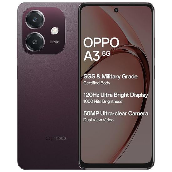 Picture of OPPO A3 5G (Nebula Red, 6GB RAM, 128GB Storage)