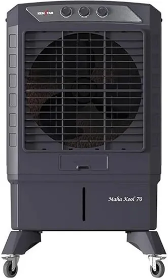 Picture of Kenstar MAHA KOOL HC 70 L Desert Air Cooler|Anti-Bacterial Honeycomb Pads|High-Speed Fan|Inverter Ready|50Ft Powerful Air Throw|1-Yr Product Warranty+5-Yr Warranty on Pump&Motor|5-Star BEE Rating|Grey